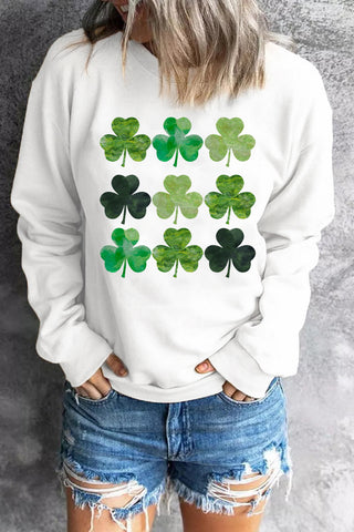 All the Clovers Dropped Shoulder Sweatshirt