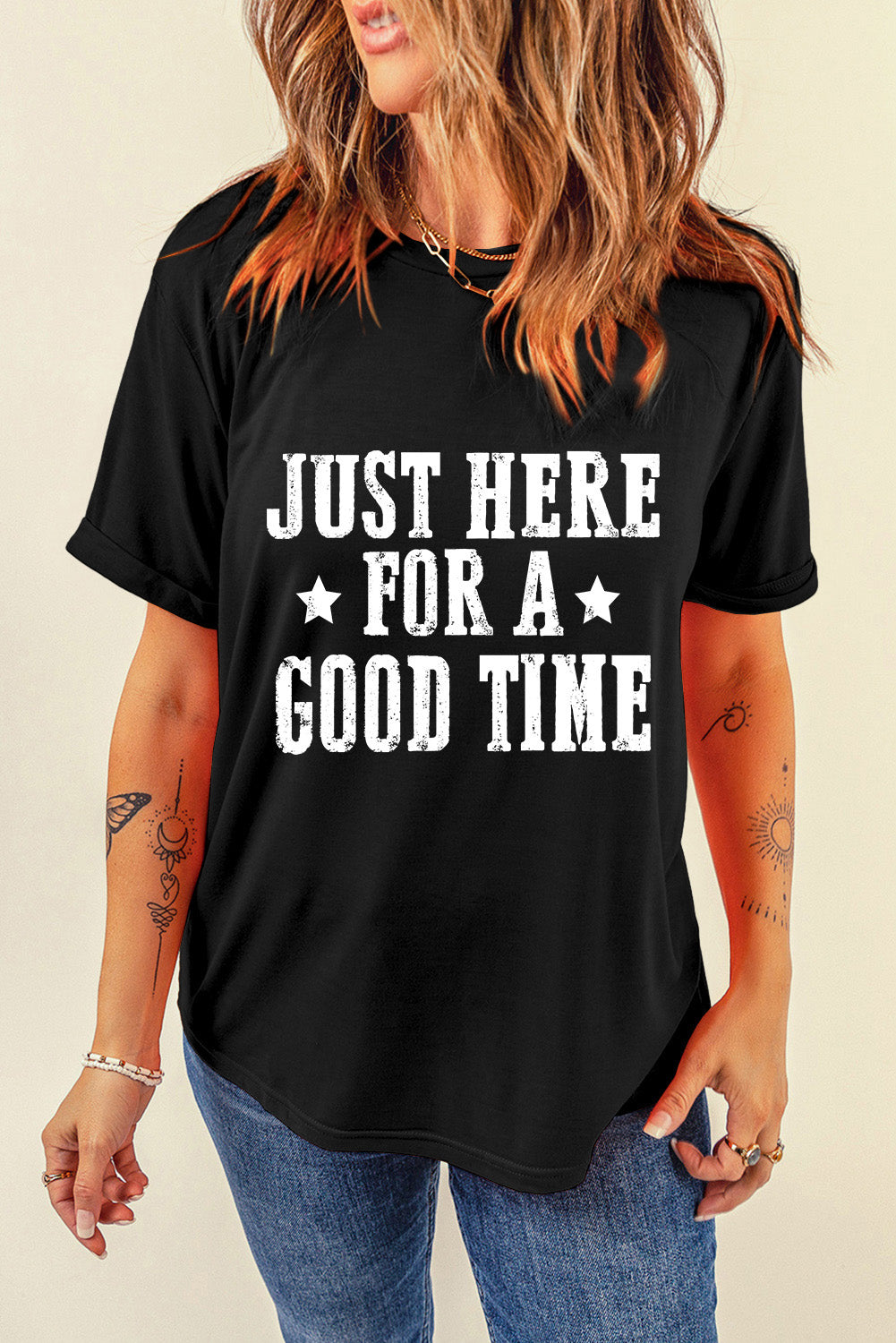 Here For a Good Time Short Sleeve T-Shirt