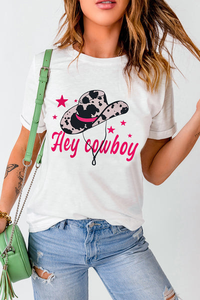 Hey Cowboy Graphic T-Shirt