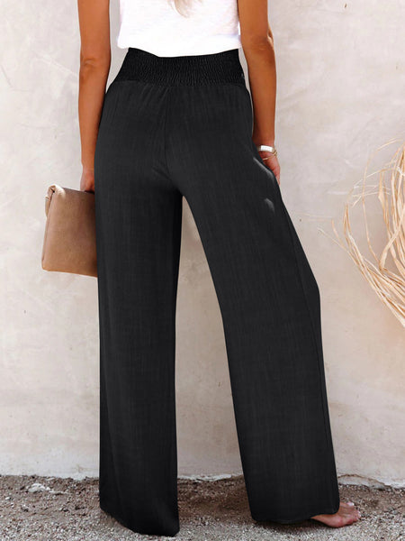 Button High Waist Pants