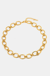 18K Gold-Plated Linked Necklace