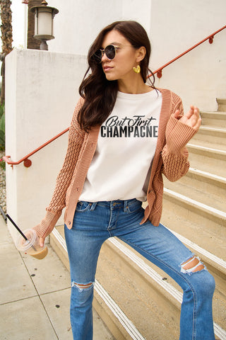 BUT FIRST CHAMPAGNE T-Shirt