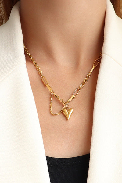 Steal My Heart Pendant Necklace