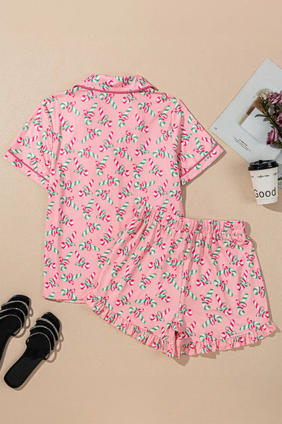 Candy Cane Pajama Set