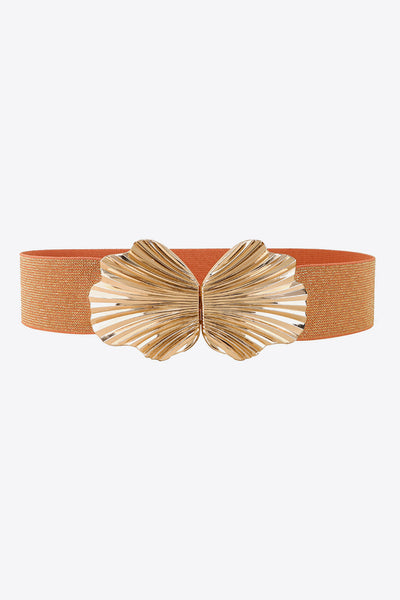 Gold Buckle Elastic Belt