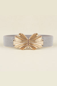 Gold Buckle Elastic Belt