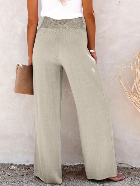 Button High Waist Pants