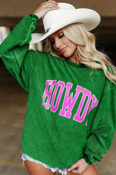 HOWDY Round Neck Sweatshirt