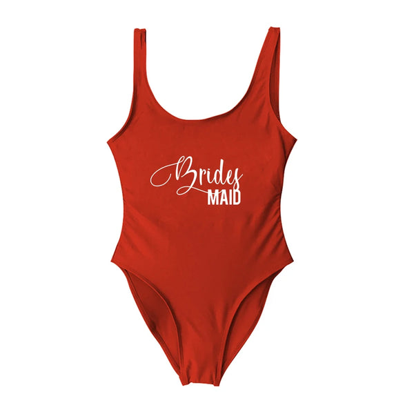 Bride/Bridesmaid Bachelorette Weekend One-Piece Swimsuit