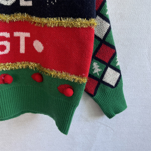 On The Nice List Ugly Christmas Sweater