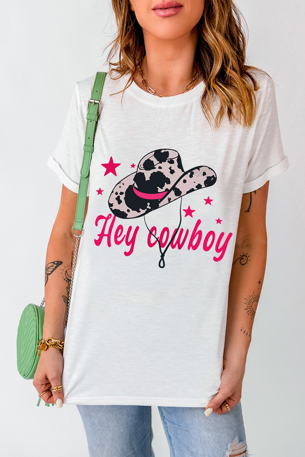 Hey Cowboy Graphic T-Shirt