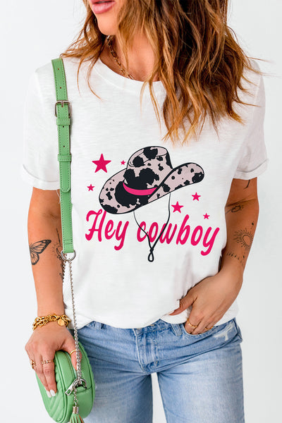 Hey Cowboy Graphic T-Shirt