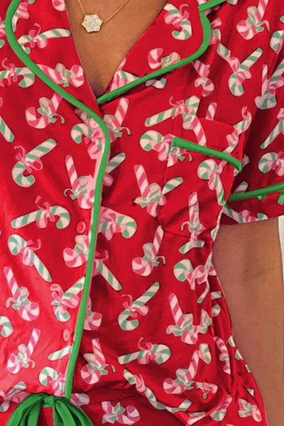 Candy Cane Pajama Set