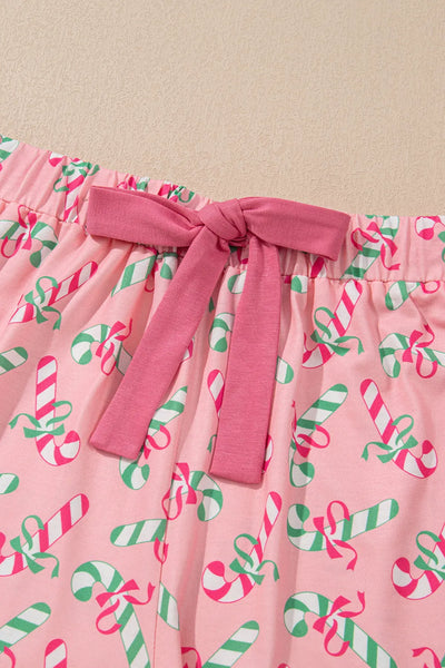 Candy Cane Pajama Set