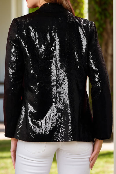 Sequins Nutcracker Long Sleeve Blazer