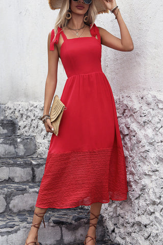 Scarlett Smocked Sleeveless Midi Dress