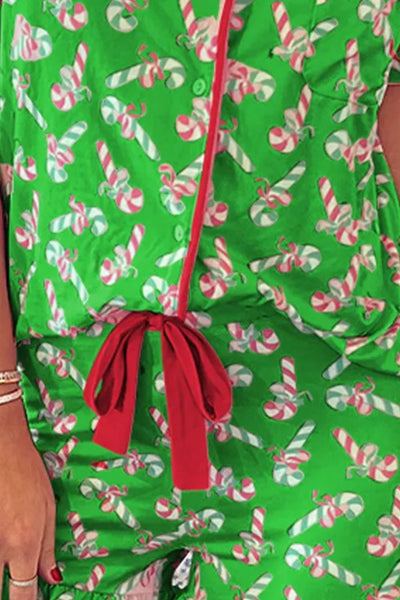 Candy Cane Pajama Set