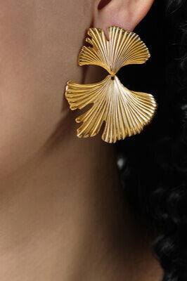 Ginkgo Leaf Earrings