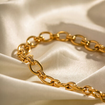 18K Gold-Plated Linked Necklace