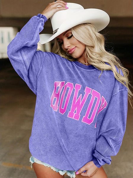 HOWDY Round Neck Sweatshirt