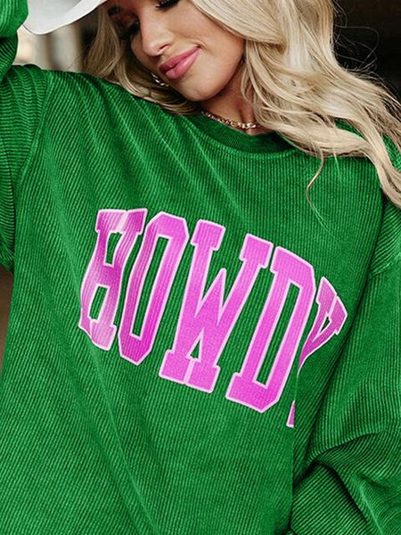 HOWDY Round Neck Sweatshirt