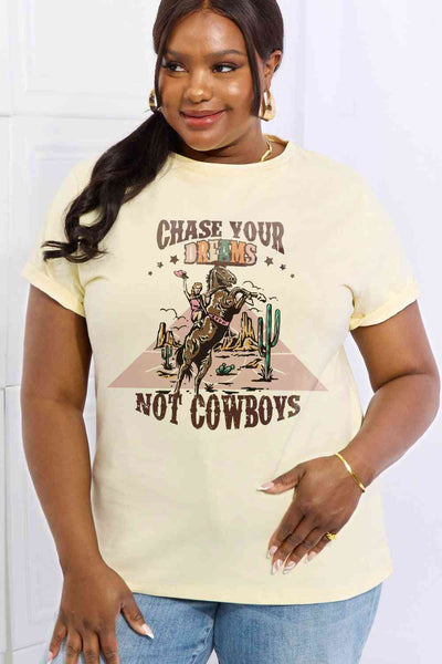 Chase Dreams Not Cowboys Graphic Tee