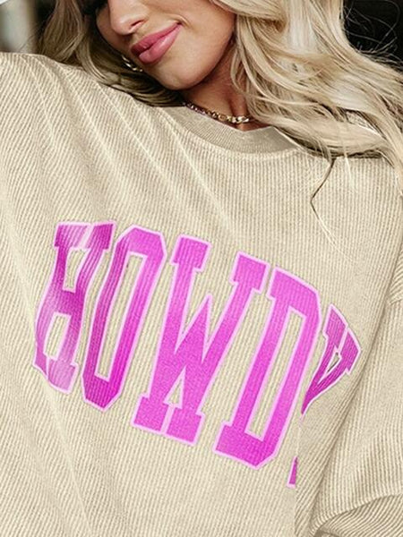 HOWDY Round Neck Sweatshirt