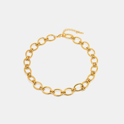 18K Gold-Plated Linked Necklace