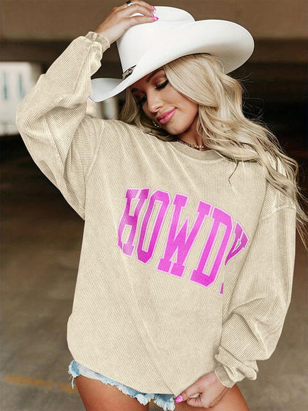 HOWDY Round Neck Sweatshirt