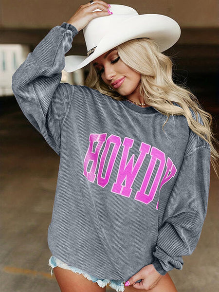 HOWDY Round Neck Sweatshirt