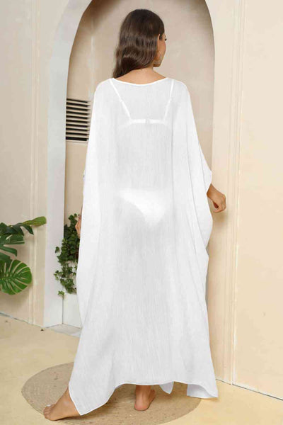 Three-Quarter Sleeve Long Cover-Up